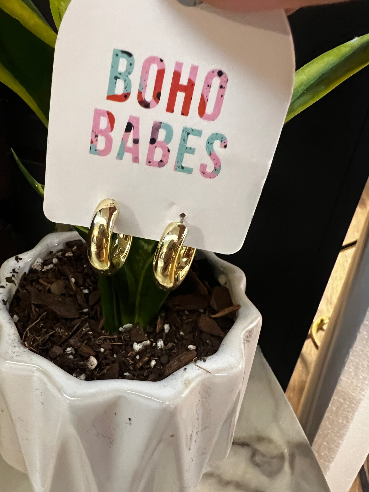 Boho Babe Bubble Hoops