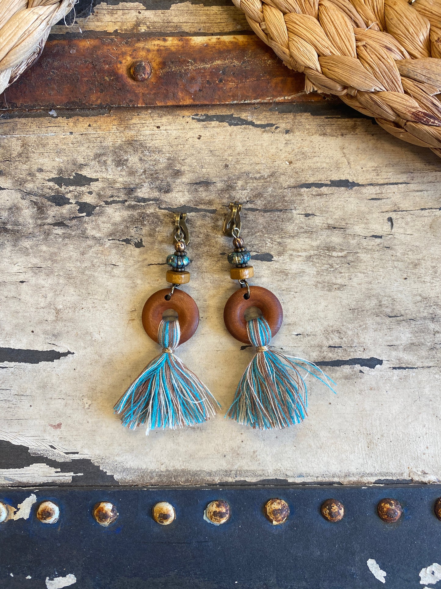 Navajo Inspired Earrings