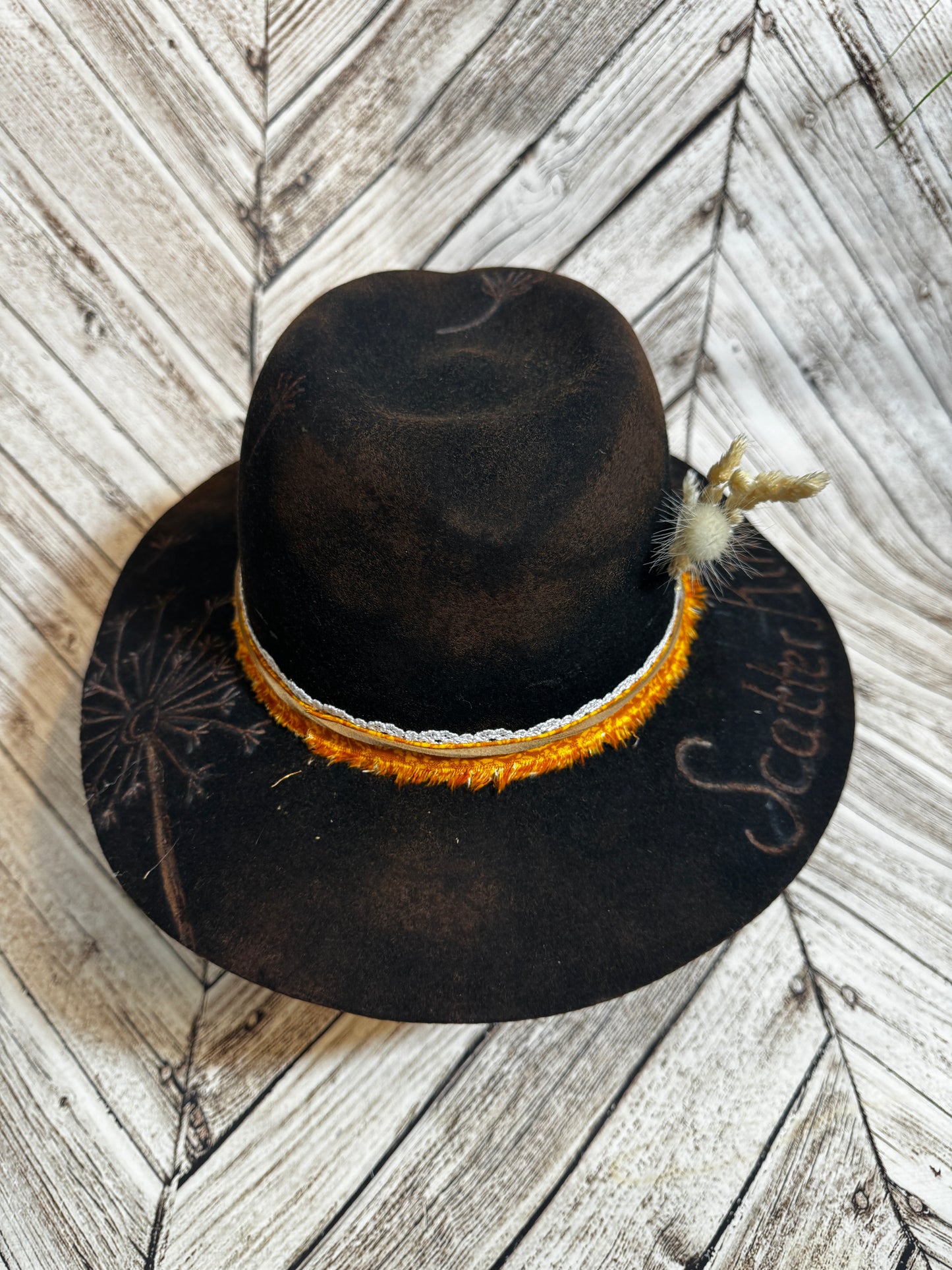 Scatter Kindness Custom Felt Hat