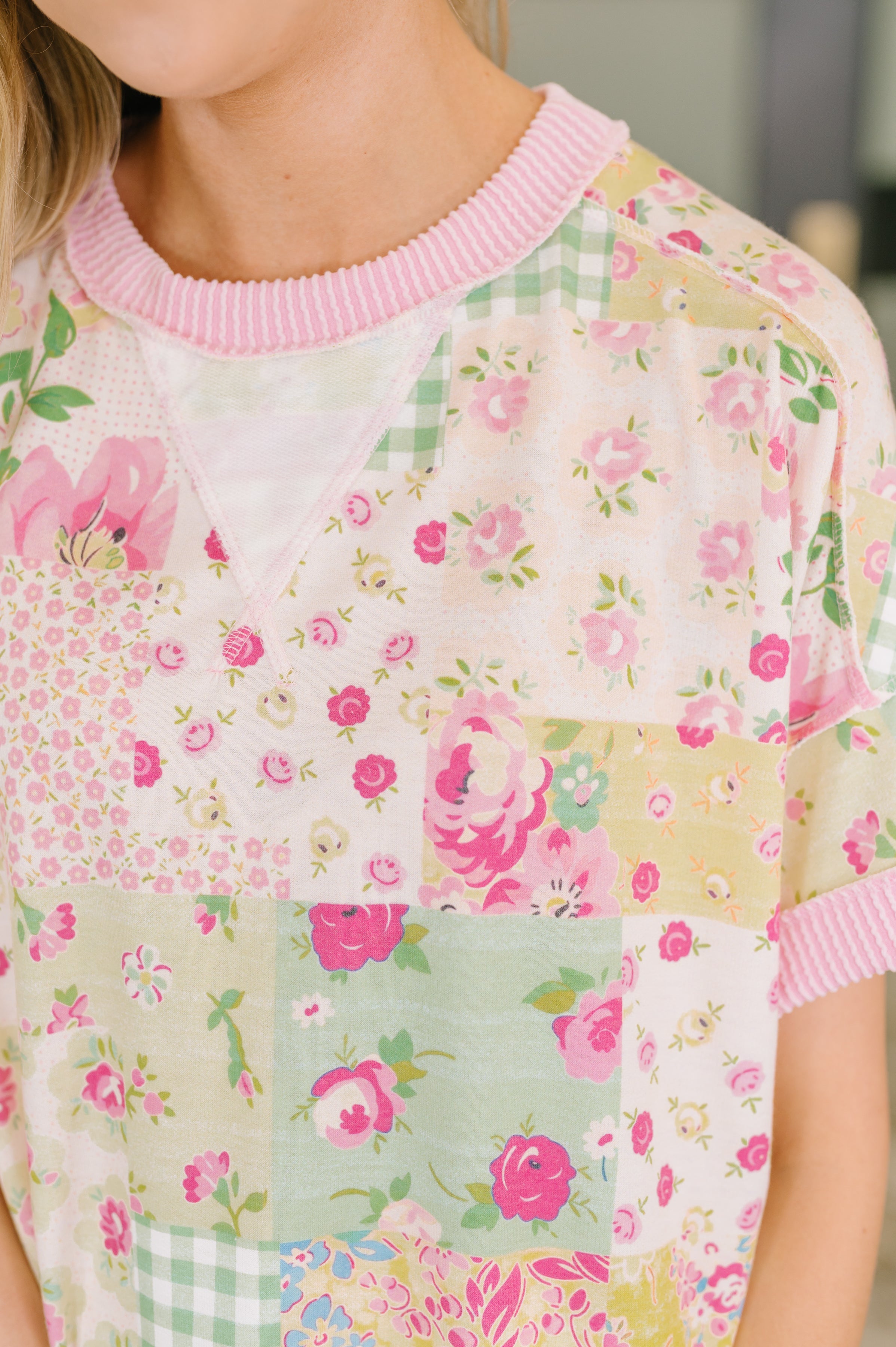 Until Tomorrow Patchwork Relaxed Tee