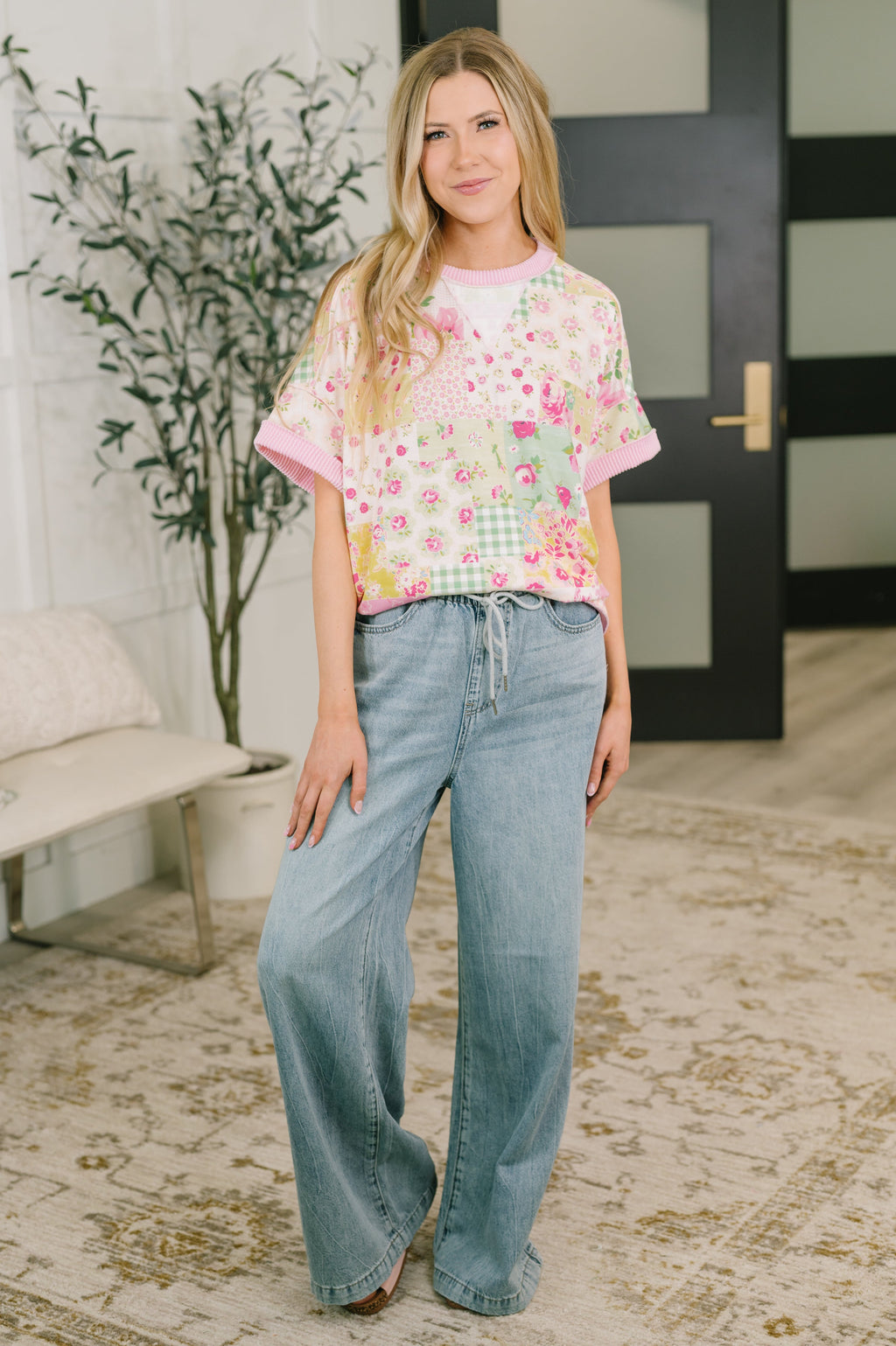 Until Tomorrow Patchwork Relaxed Tee