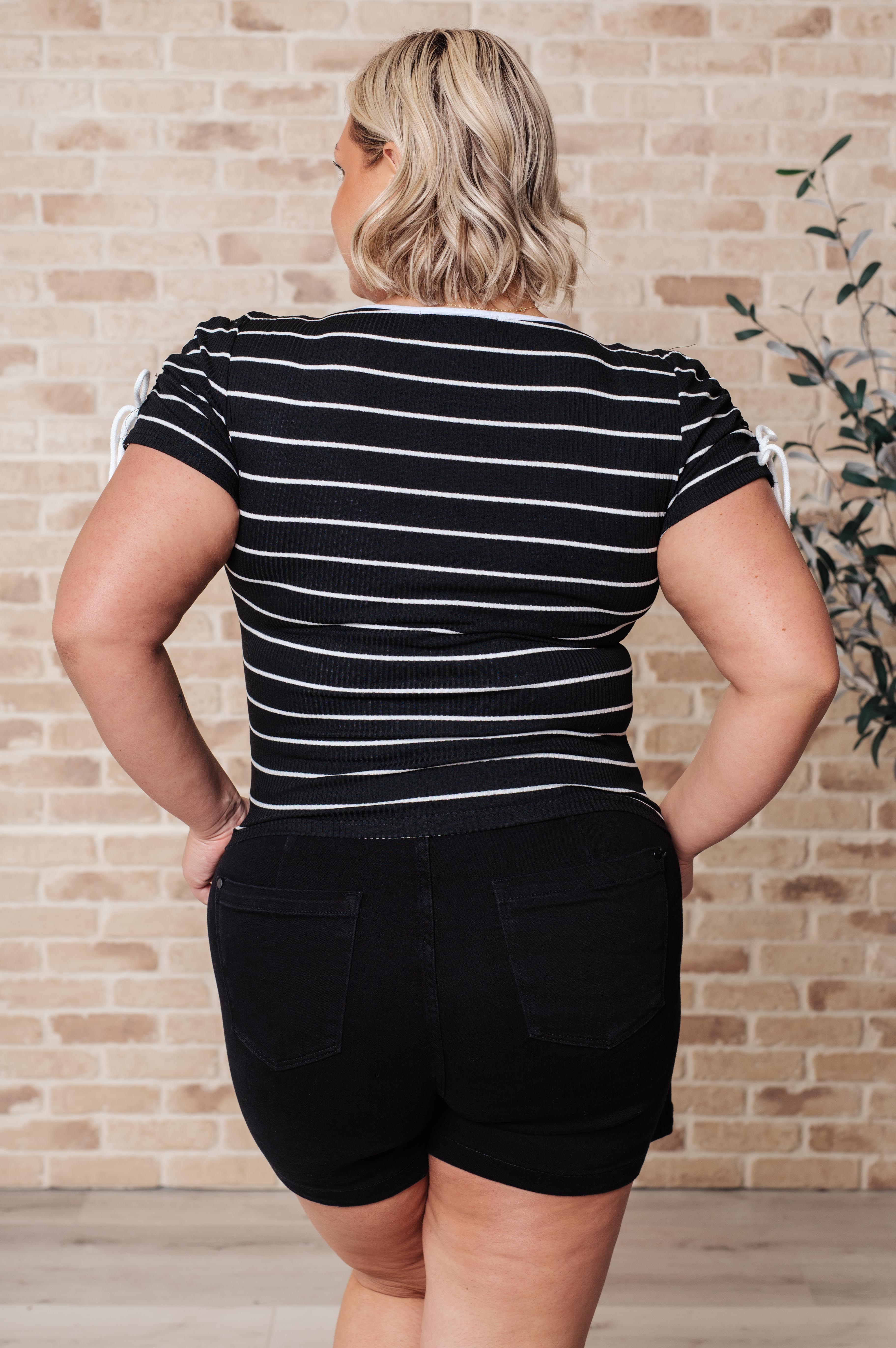 Vaguely Speaking Striped Top