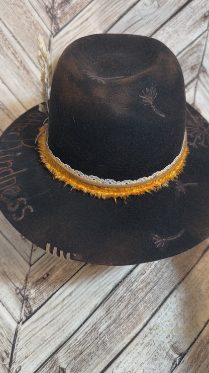 Scatter Kindness Custom Felt Hat