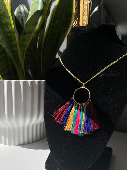 Ornate Tassel Necklaces