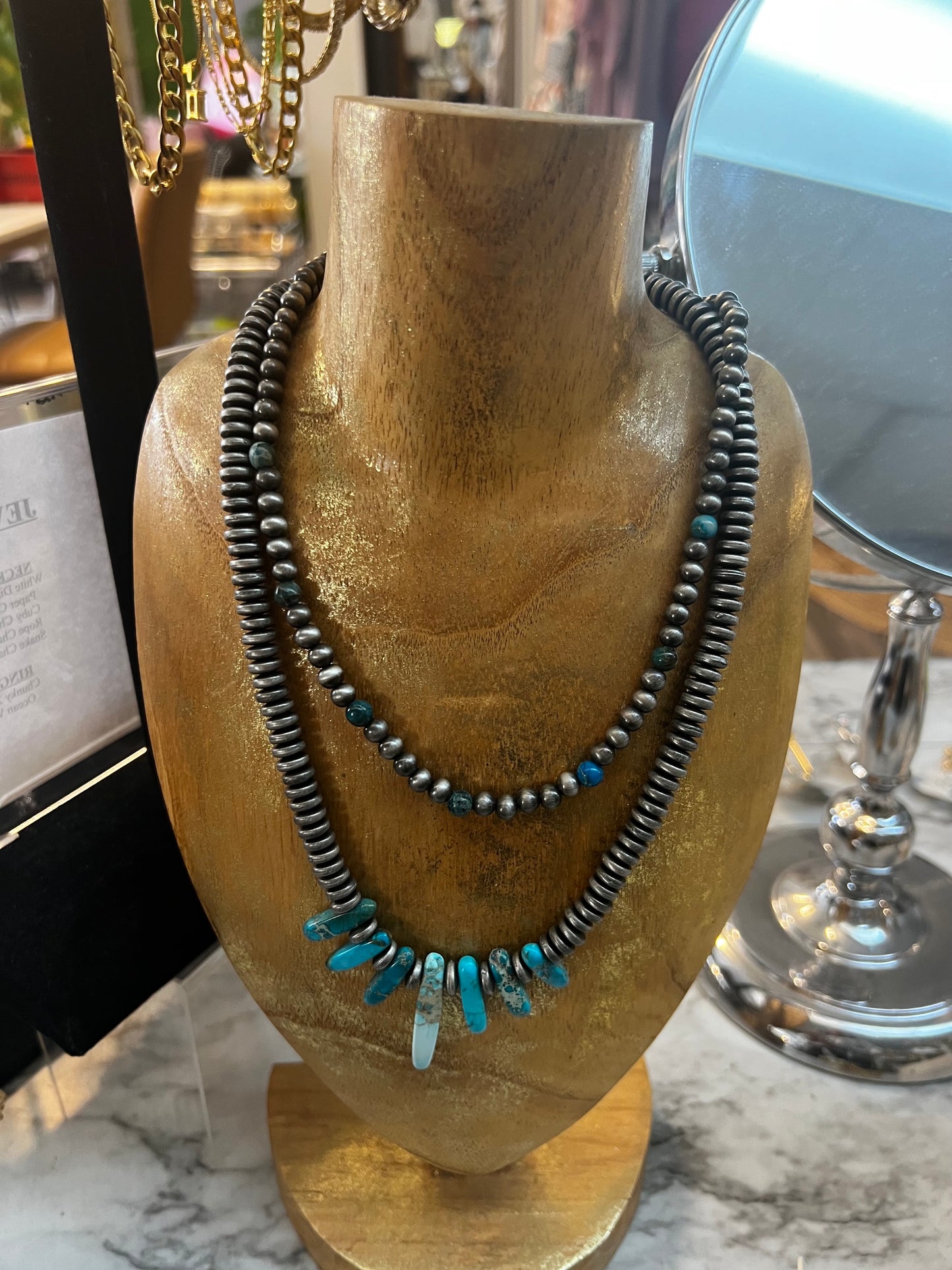 Turquoise & Silver Necklace