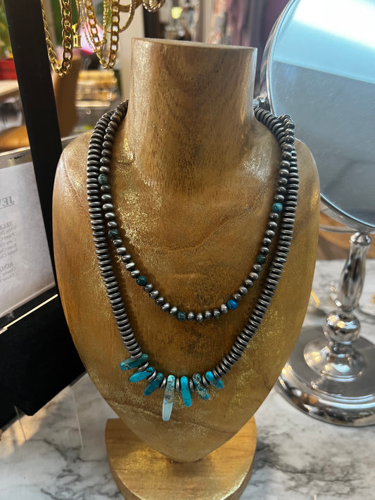 Turquoise & Silver Necklace