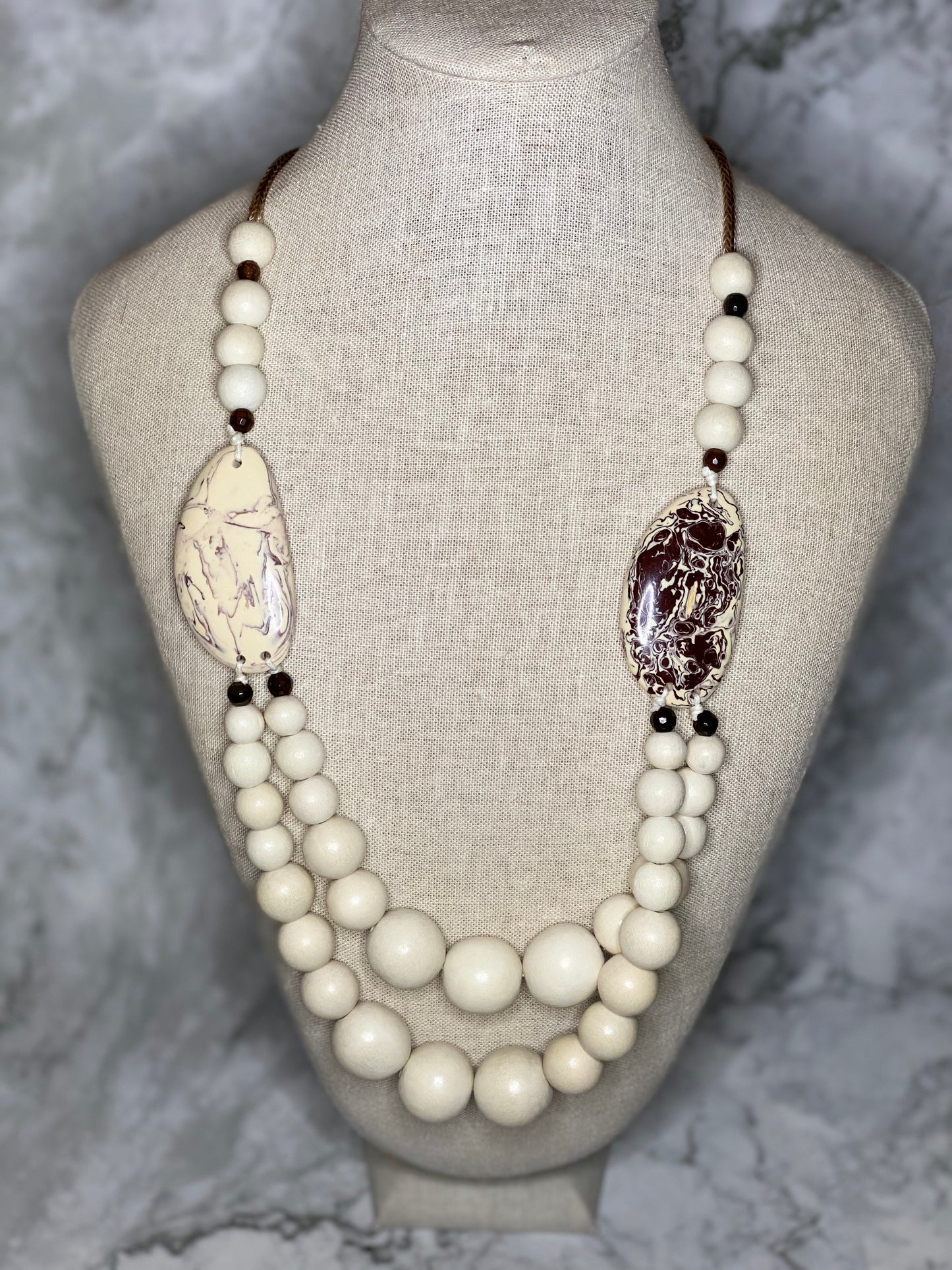 Make A Statement Beaded Necklace