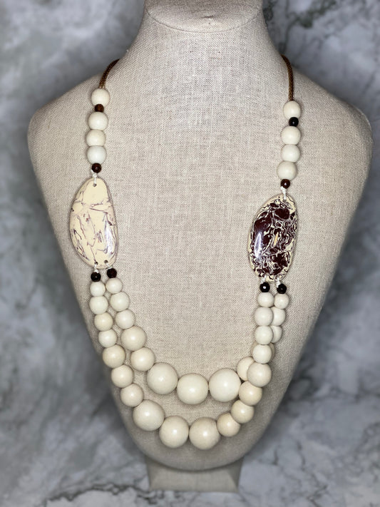 Make A Statement Beaded Necklace