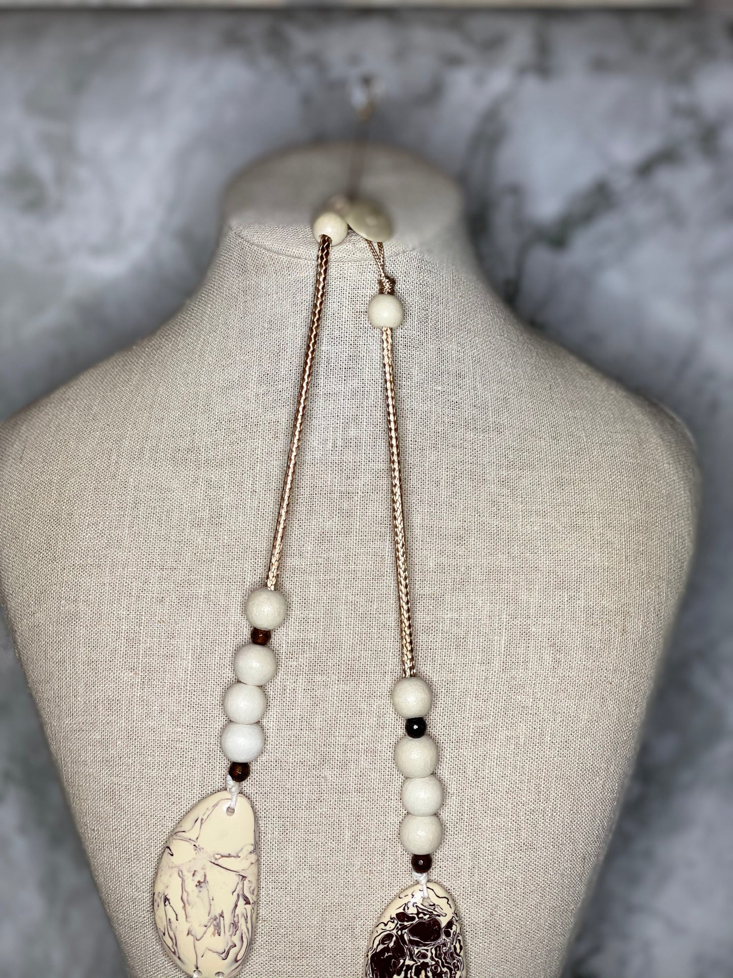 Make A Statement Beaded Necklace