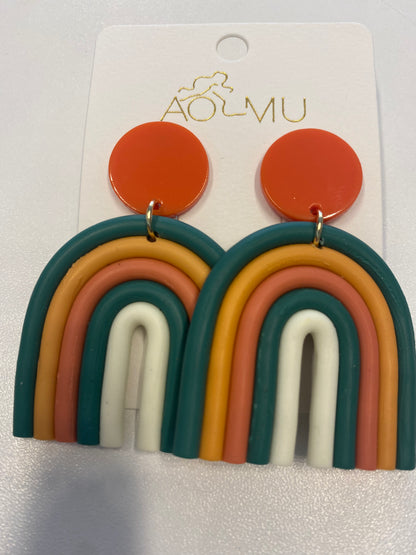 Boho Clay Earrings